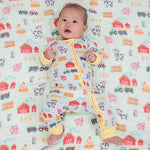 LollyBanks Little Barnyard Zipper One Piece Pajama