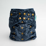 Patterned Lounger Pocket Cloth Diaper — Minky Fleece with Athletic Wicking Jersey - Everetts Place Boutique - Pocket Diaper