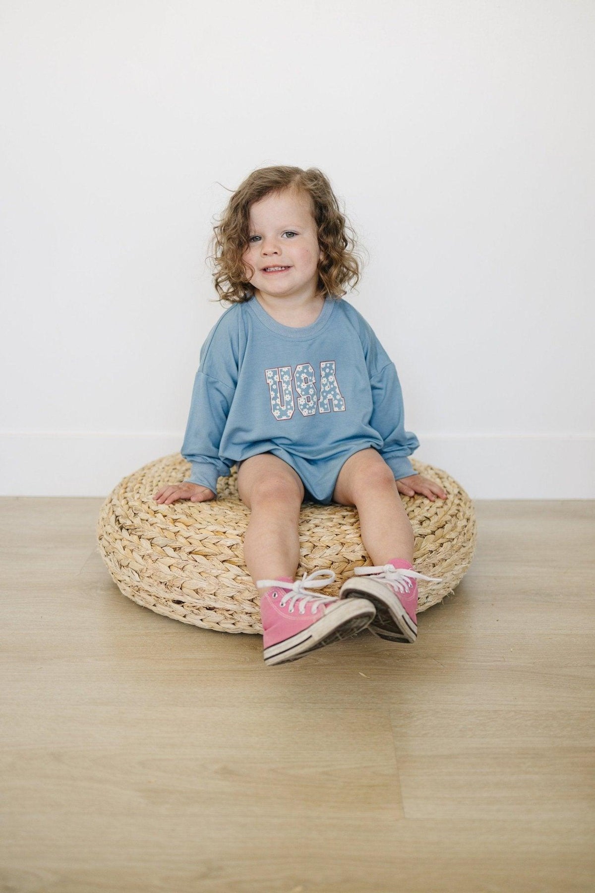 Little Joy Co. Little Joy Co. Bamboo Sweatshirt Romper - Soft Stretch Baby