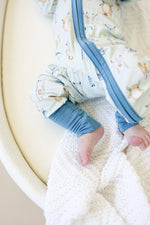 Little Joy Co. Little Joy Co M is for Monsters Bamboo Zippy Pajamas Romper - Everetts Place Boutique - 
