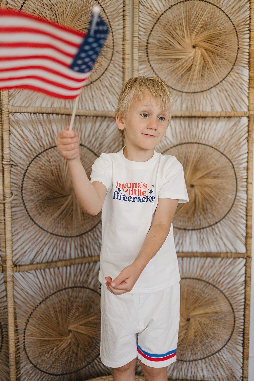 Little Joy Co. Little Joy Co. Organic USA Pride Toddler T-Shirt