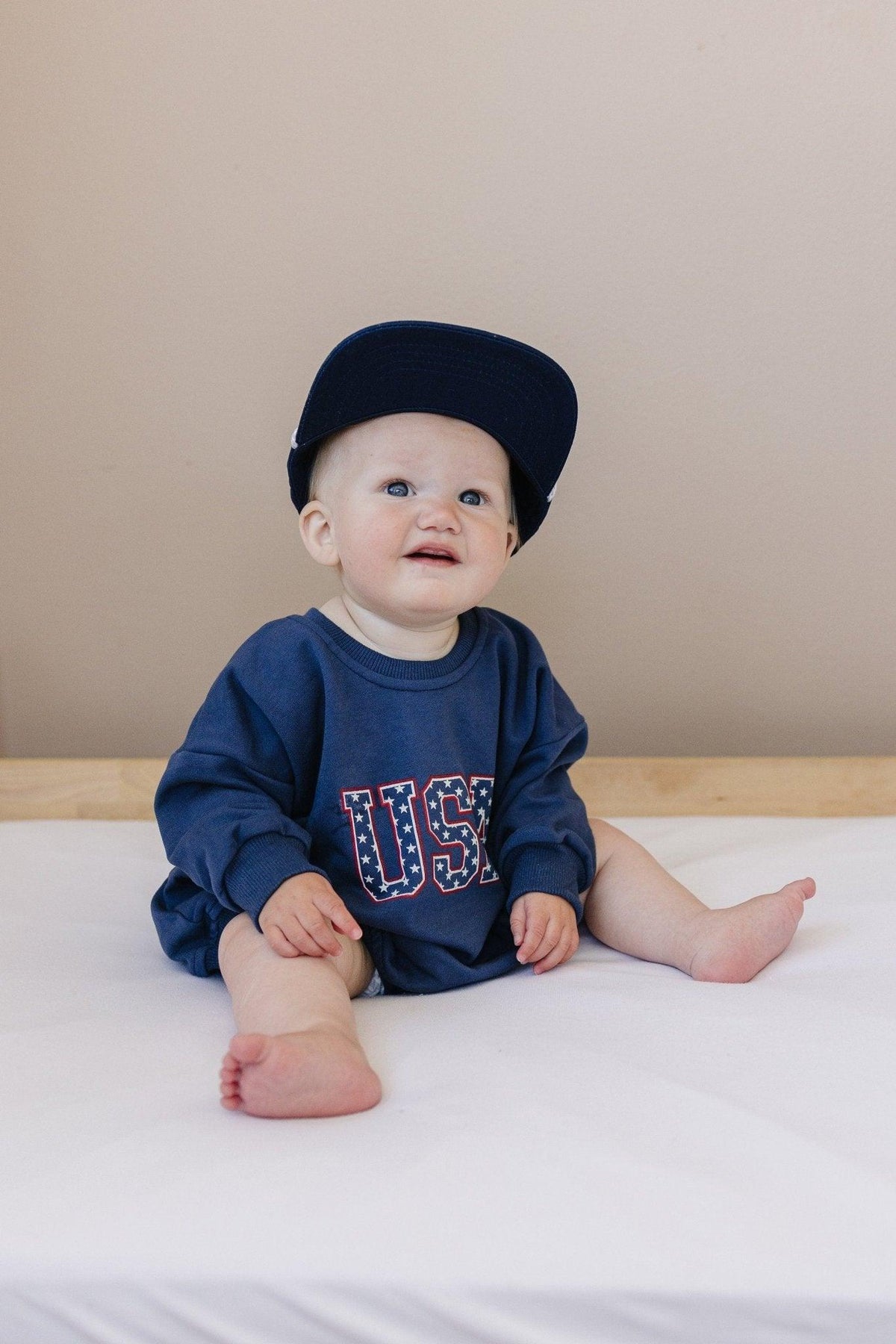 Little Joy Co. Little Joy Co. Ultra Soft Terry Baby Sweatshirt Romper