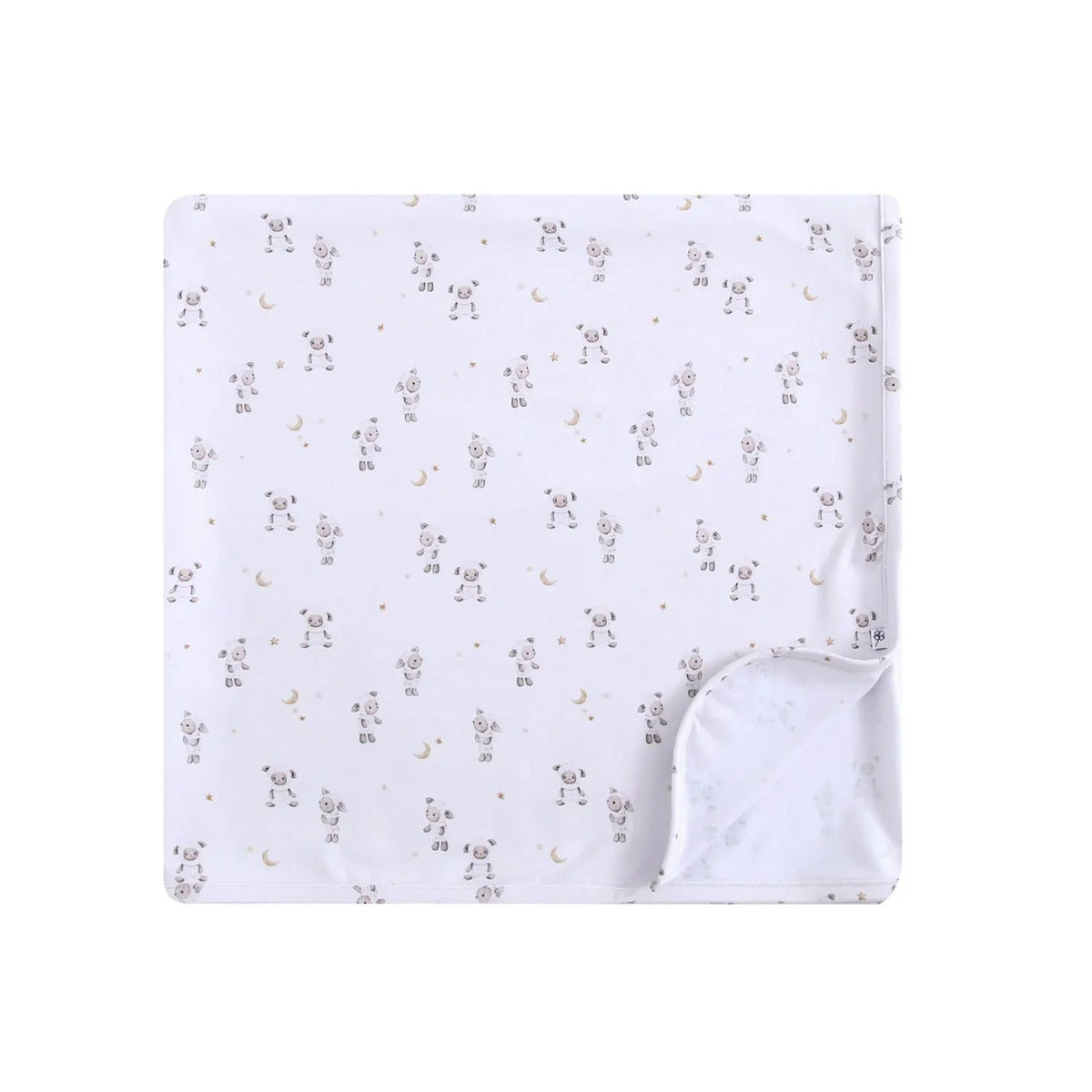 Little Lamb Swaddle Blanket - White, Linens | Everetts Place