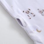 Luxie Charm Little Lamb Zippered Baby Romper - 