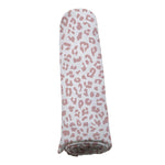 Newcastle Classics Little Leopard Baby Swaddle with Soft Breathable Bamboo Muslin - 