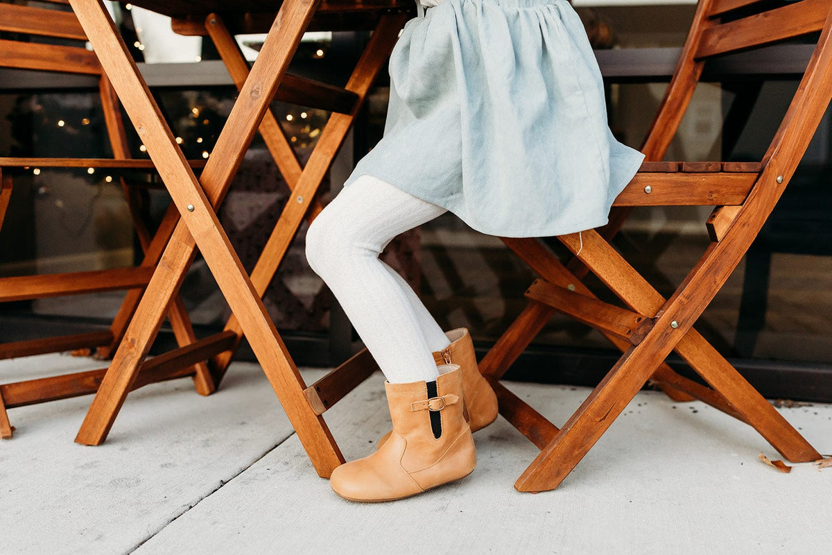 Cotton Polyester Spandex Cable Knit Tights, Covered Feet by Little Love Bug Co.