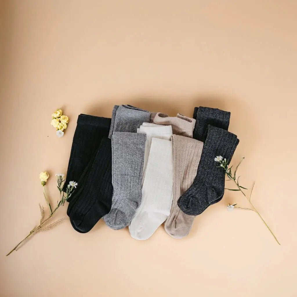 Little Love Bug Co. Little Love Bug Cable Knit Tights - 