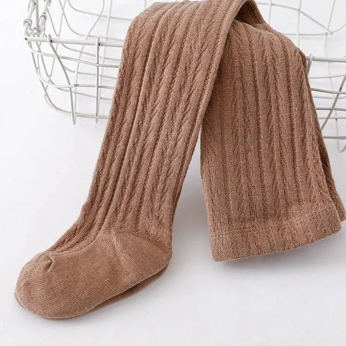 Little Love Bug Co. Little Love Bug Cable Knit Tights - 