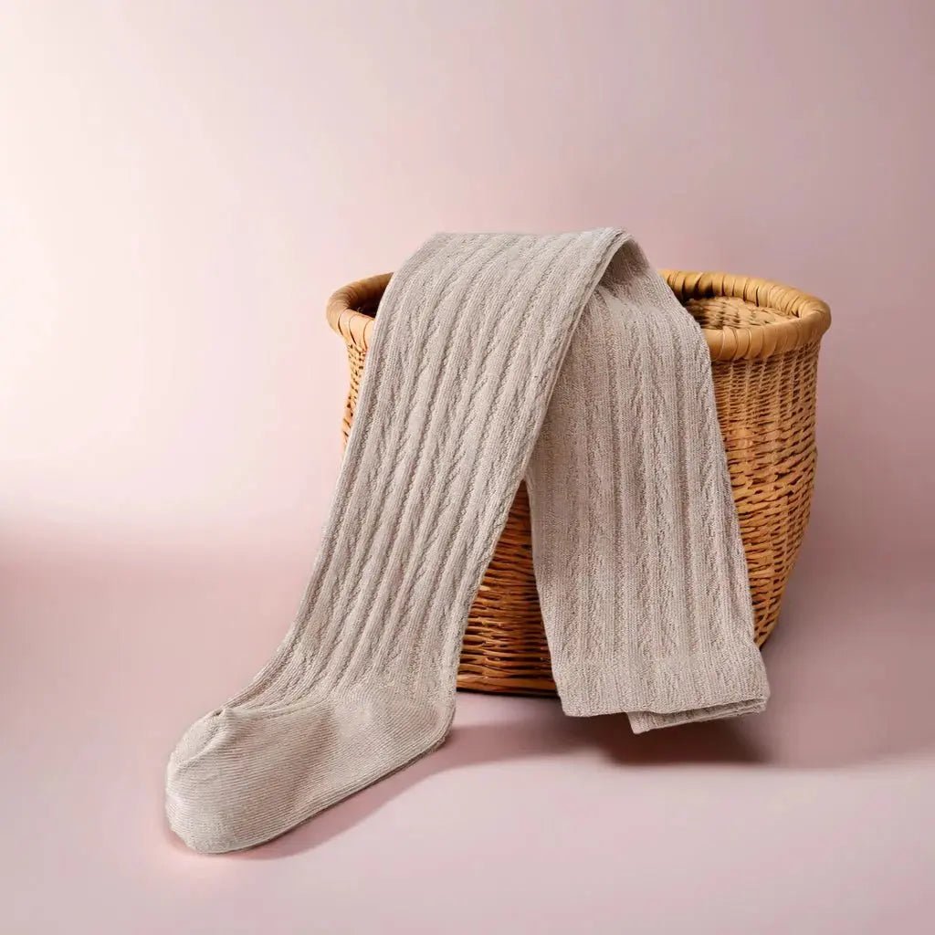 Little Love Bug Co. Little Love Bug Cable Knit Tights - 