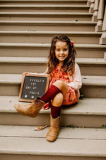 Little Love Bug Co. Little Love Bug Cowboy Boots with Natural Fit for Active Kids - 