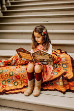 Little Love Bug Co. Little Love Bug Cowboy Boots with Natural Fit for Active Kids - 