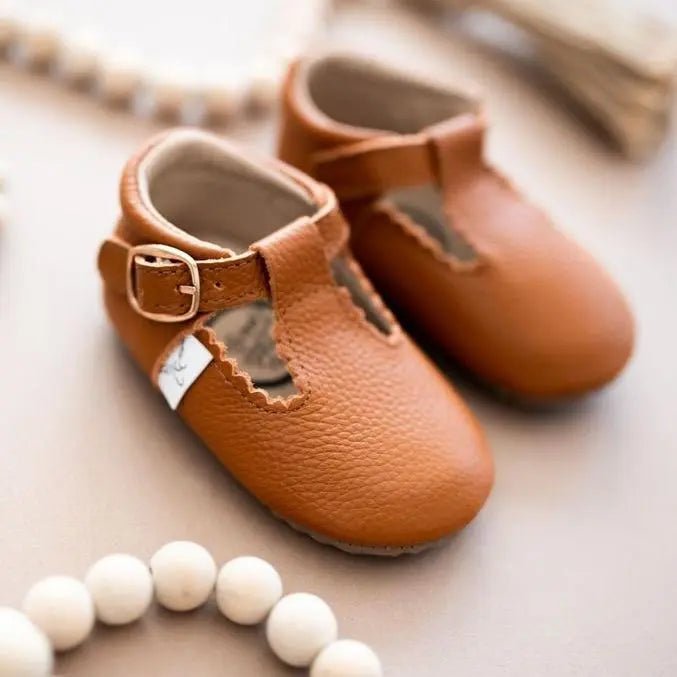 Little Love Bug Co. Little Love Bug T Bar Shoes with Adjustable Buckle for Growing Kids - 