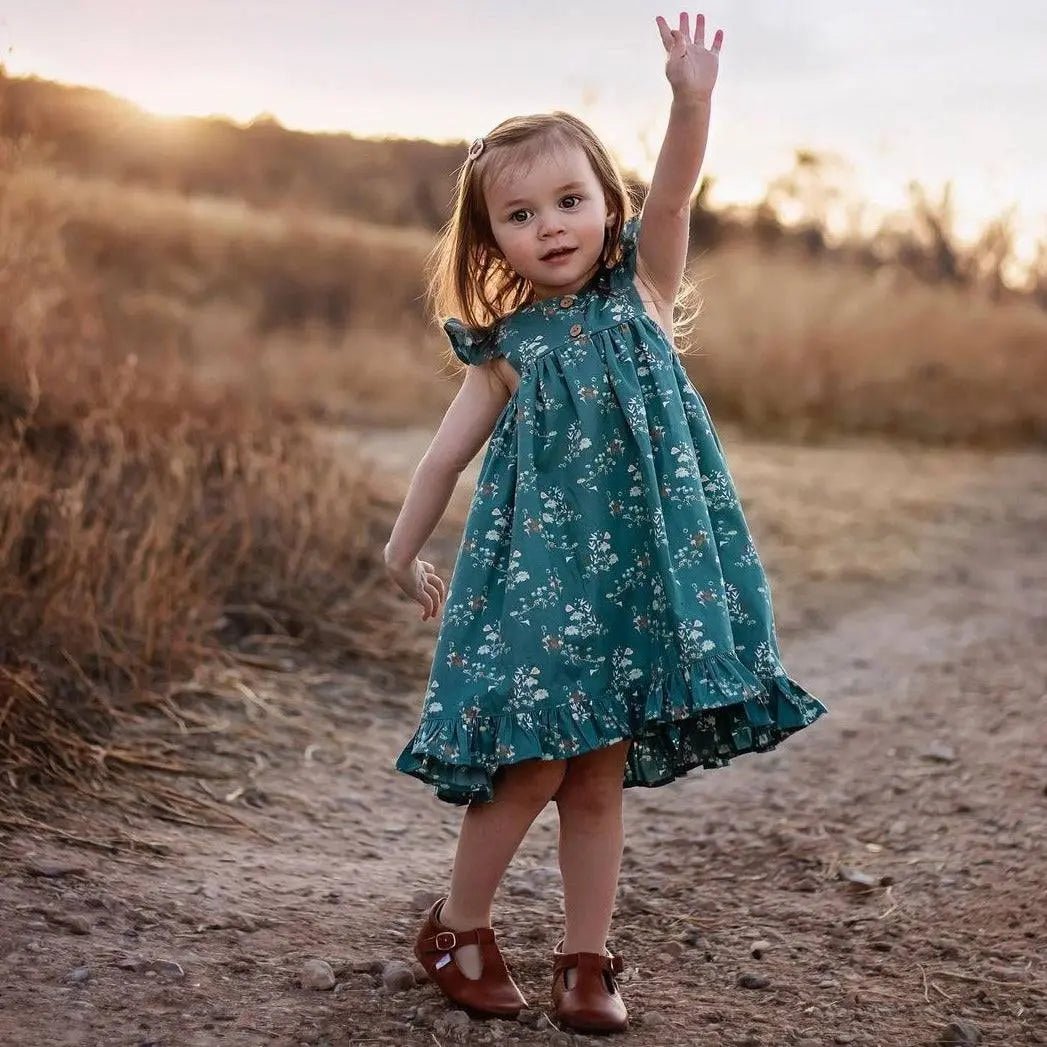 Little Love Bug Co. Little Love Bug T Bar Shoes with Adjustable Buckle for Growing Kids - 