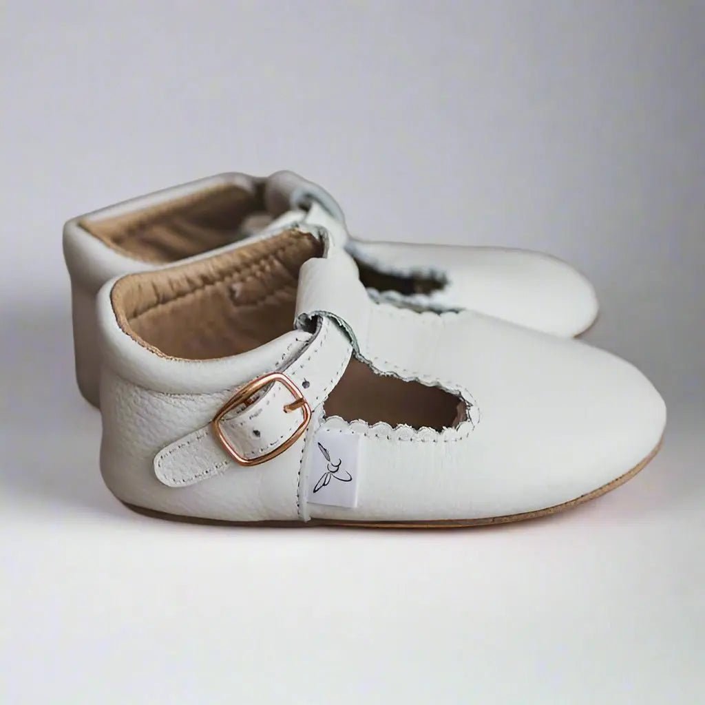 Little Love Bug Co. Little Love Bug T Bar Shoes with Adjustable Buckle for Growing Kids - 