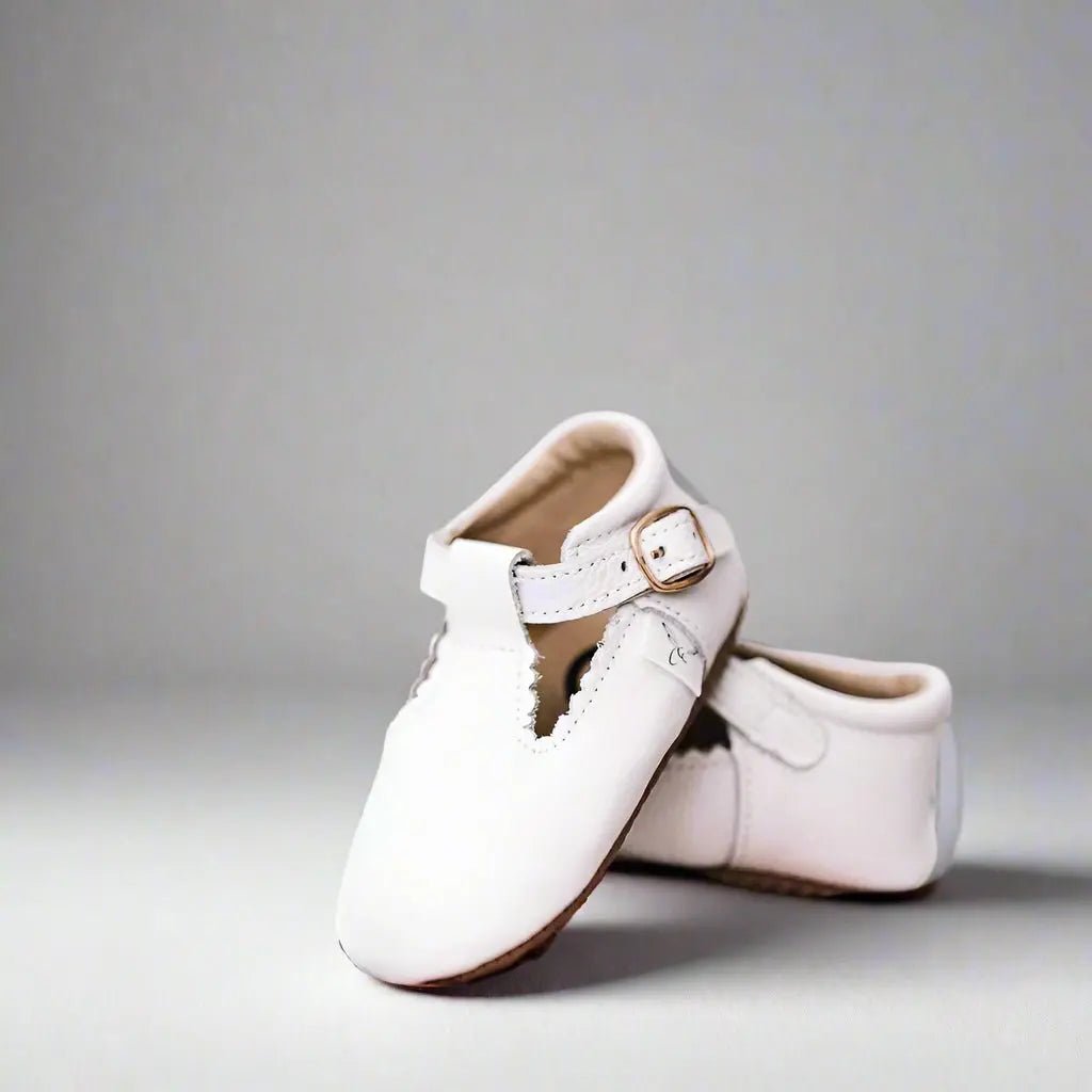 Little Love Bug Co. Little Love Bug T Bar Shoes with Adjustable Buckle for Growing Kids - 