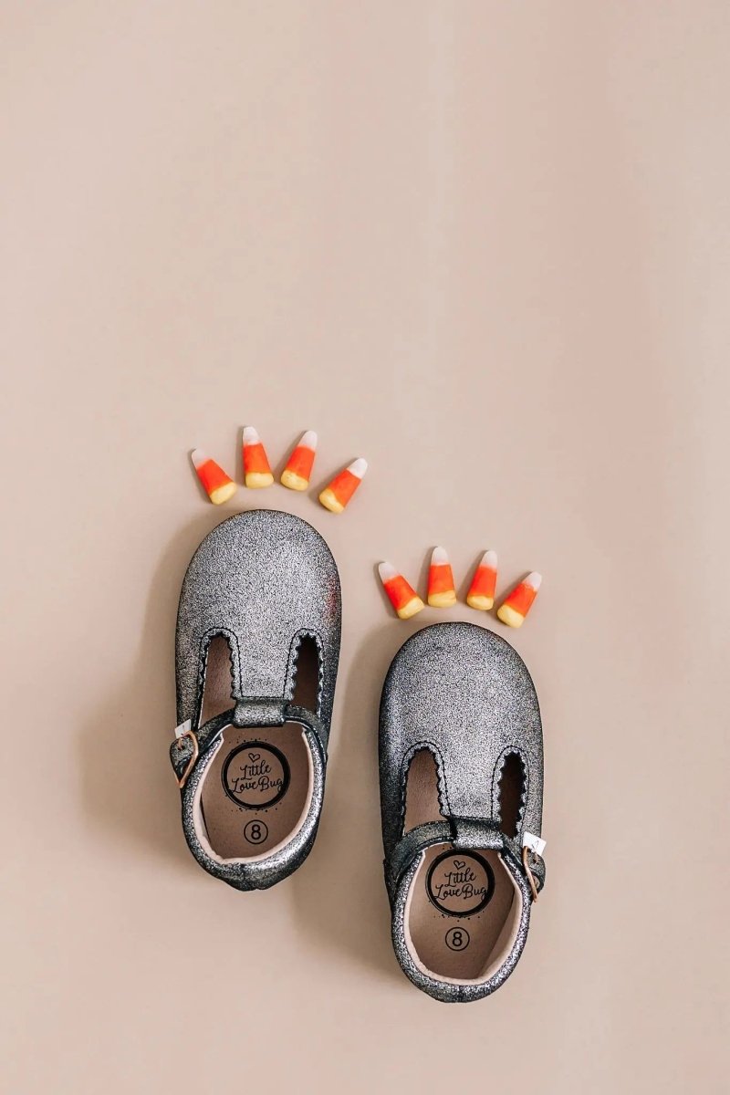 Little Love Bug Co. Little Love Bug T Bar Shoes with Adjustable Buckle for Growing Kids - 