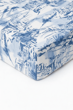 Little Mae & Co Little Mae And Co Crib Sheet All Cotton Toile Print For Nursery Everetts Place