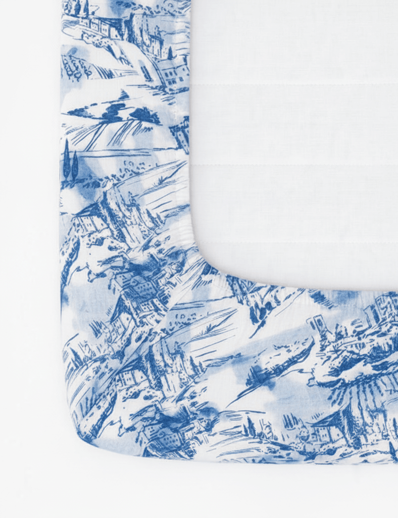 Little Mae & Co Little Mae And Co Crib Sheet All Cotton Toile Print For Nursery Everetts Place