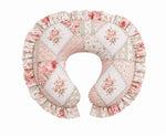 Little Mae & Co Little Mae and Co Nursing Pillow Cover Pink Patchwork Ruffle for Nursing Moms
