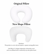 Little Mae & Co Little Mae and Co Nursing Pillow Cover Ribbed Rust with Stretch for Feeding Everetts Place