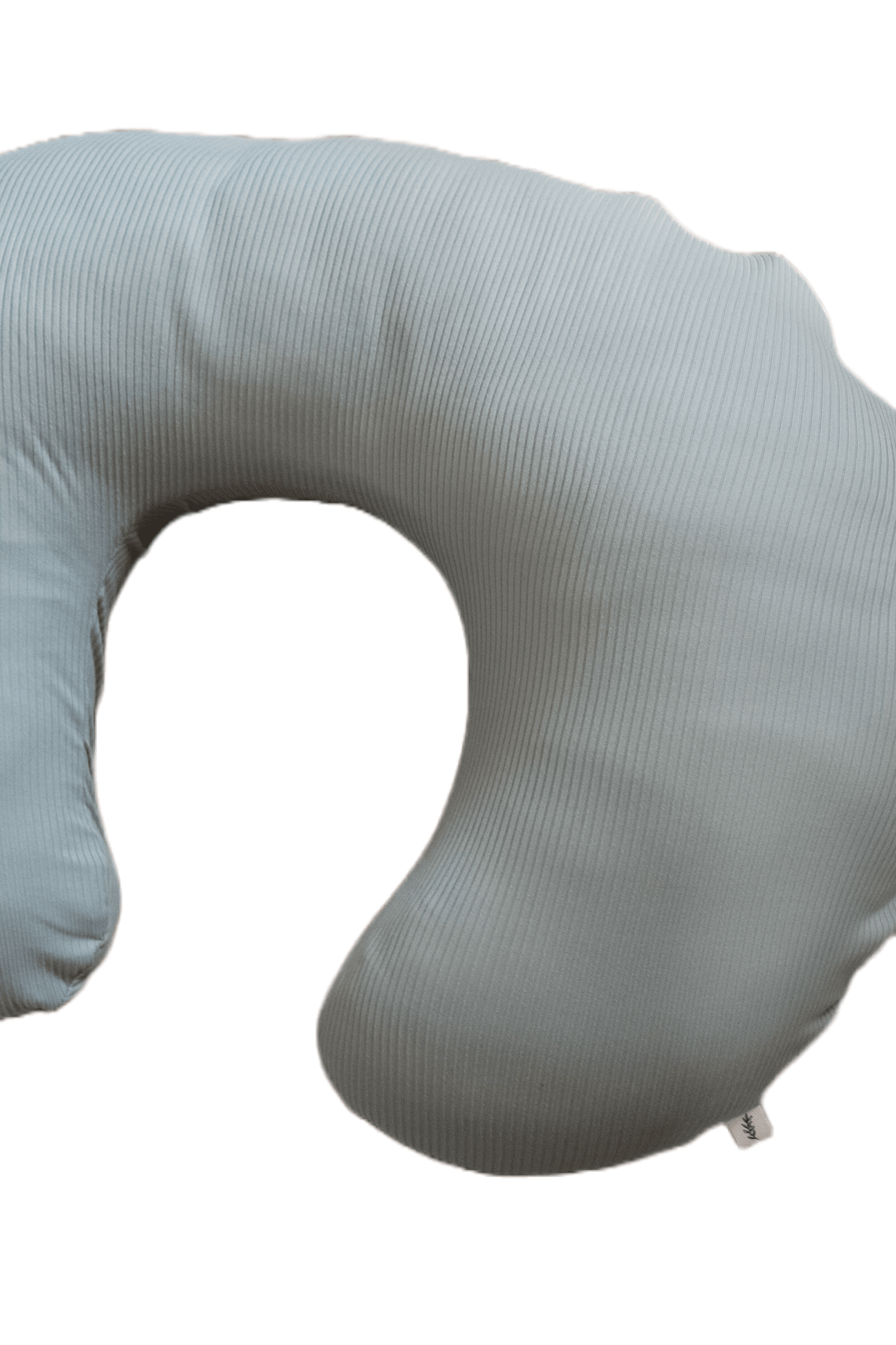 Little Mae & Co Little Mae And Co Nursing Pillow Cover Ribbed Seafoam With Stretch For Moms Everetts Place