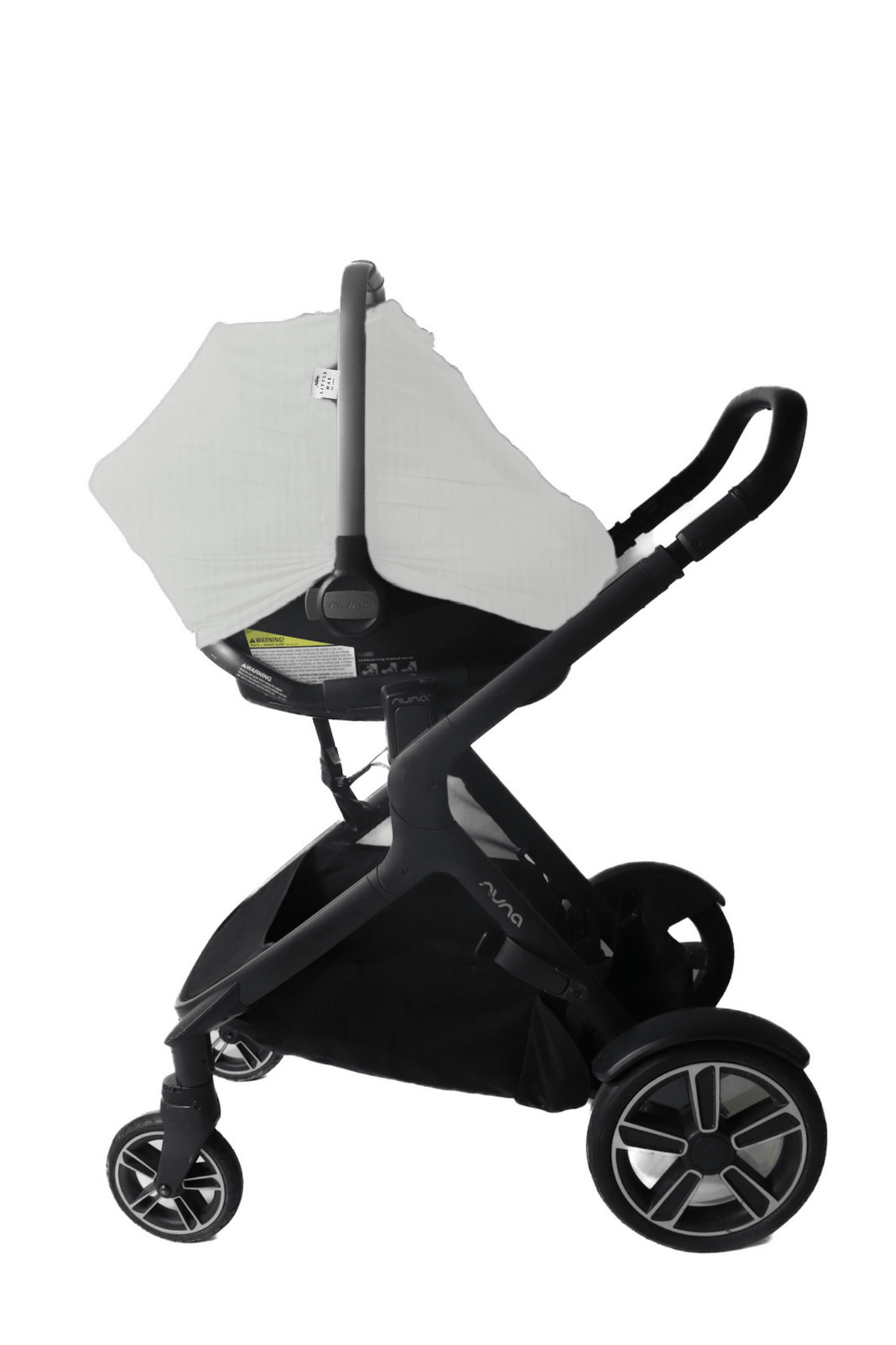 Little Mae & Co Little Mae Co Pearl White All In 1 Car Seat Cover With Breathable Knit For Moms Everetts Place