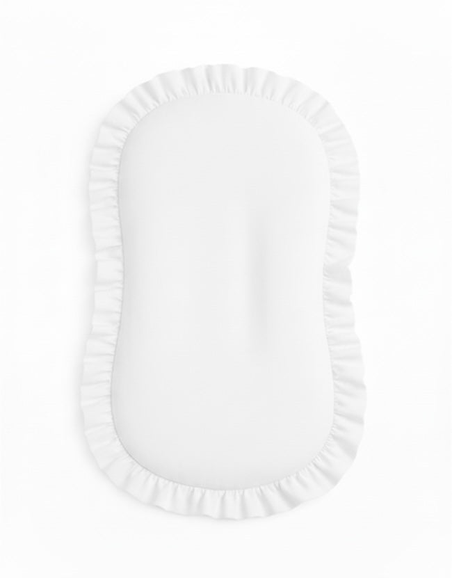Little Mae & Co Little Mae Ruffle Baby Lounger Cover With Hidden Zipper For Snuggle Me Lounger Everetts Place