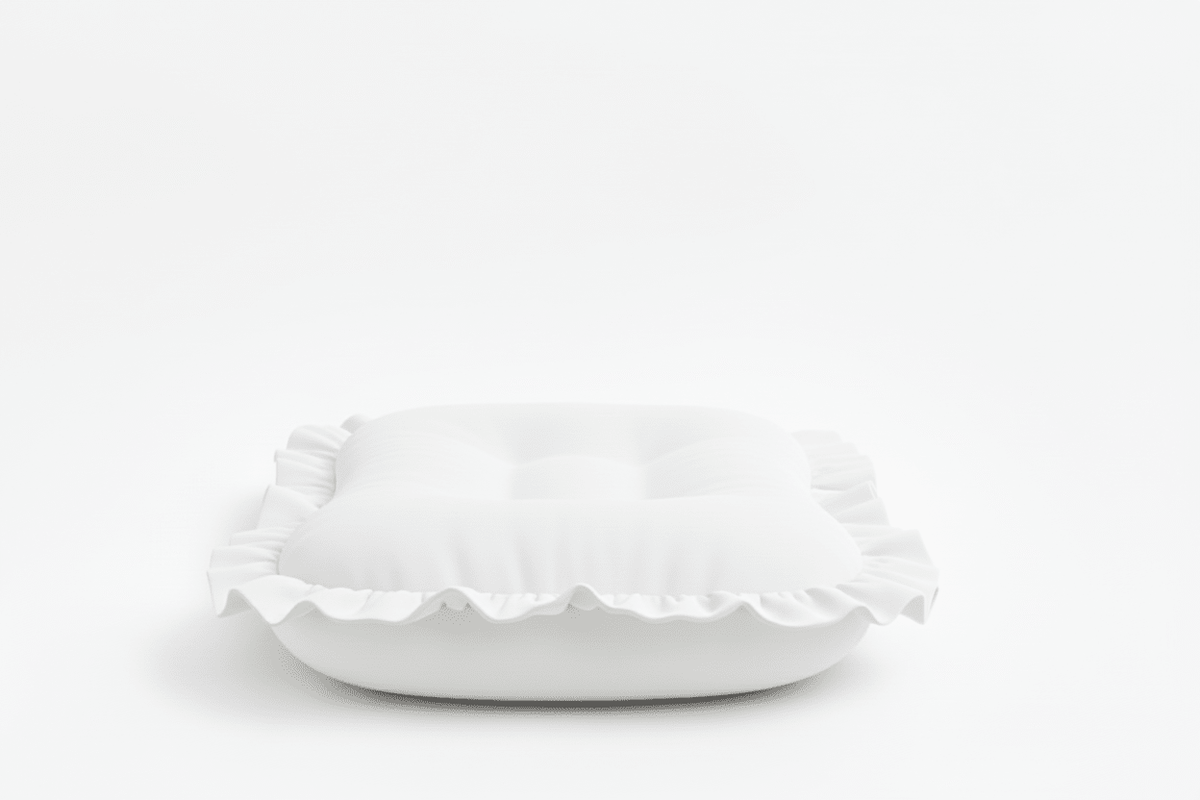 Little Mae & Co Little Mae Ruffle Baby Lounger Cover With Hidden Zipper For Snuggle Me Lounger Everetts Place