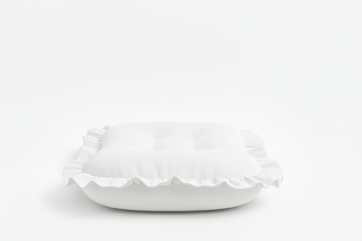 Little Mae & Co Little Mae Ruffle Baby Lounger Cover With Hidden Zipper For Snuggle Me Lounger Everetts Place