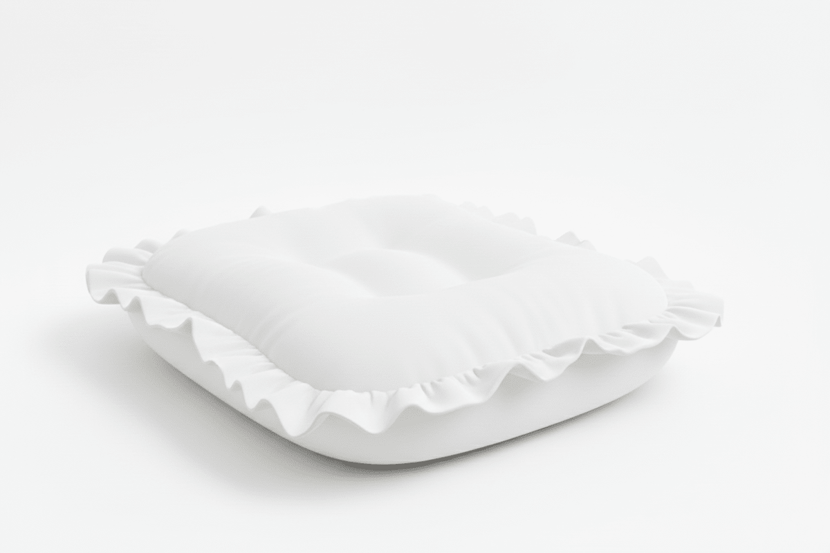 Little Mae & Co Little Mae Ruffle Baby Lounger Cover With Hidden Zipper For Snuggle Me Lounger Everetts Place