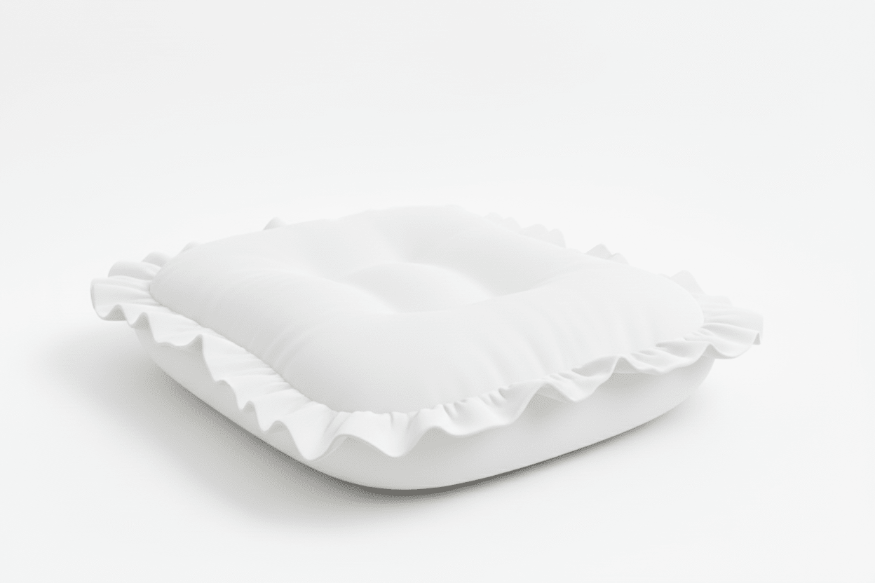 Little Mae & Co Little Mae Ruffle Baby Lounger Cover With Hidden Zipper For Snuggle Me Lounger Everetts Place