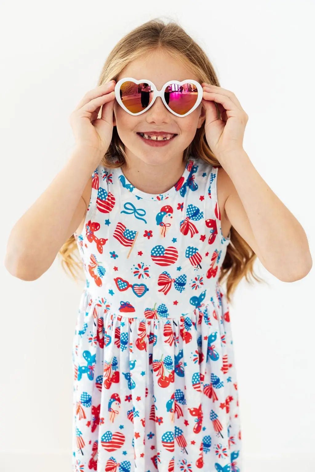 Mila & Rose ® Little Miss Liberty Tank Twirl Dress - 