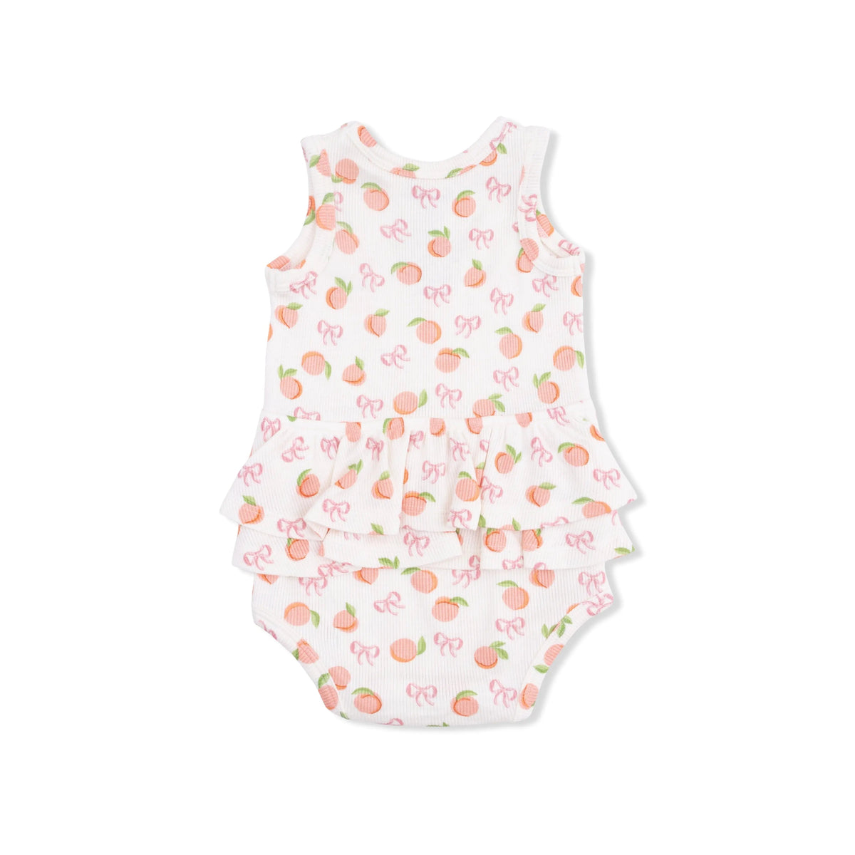 Angel Dear Little Peaches - Ruffle Tank Bodysuit - 