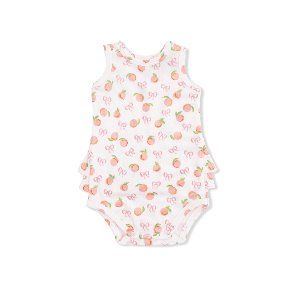 Angel Dear Little Peaches - Ruffle Tank Bodysuit - 