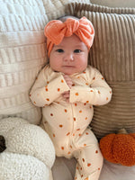 Little Joy Co. Little Pumpkin Bamboo Zippy Romper - 