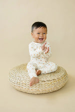 Little Joy Co. Little Pumpkin Bamboo Zippy Romper - 