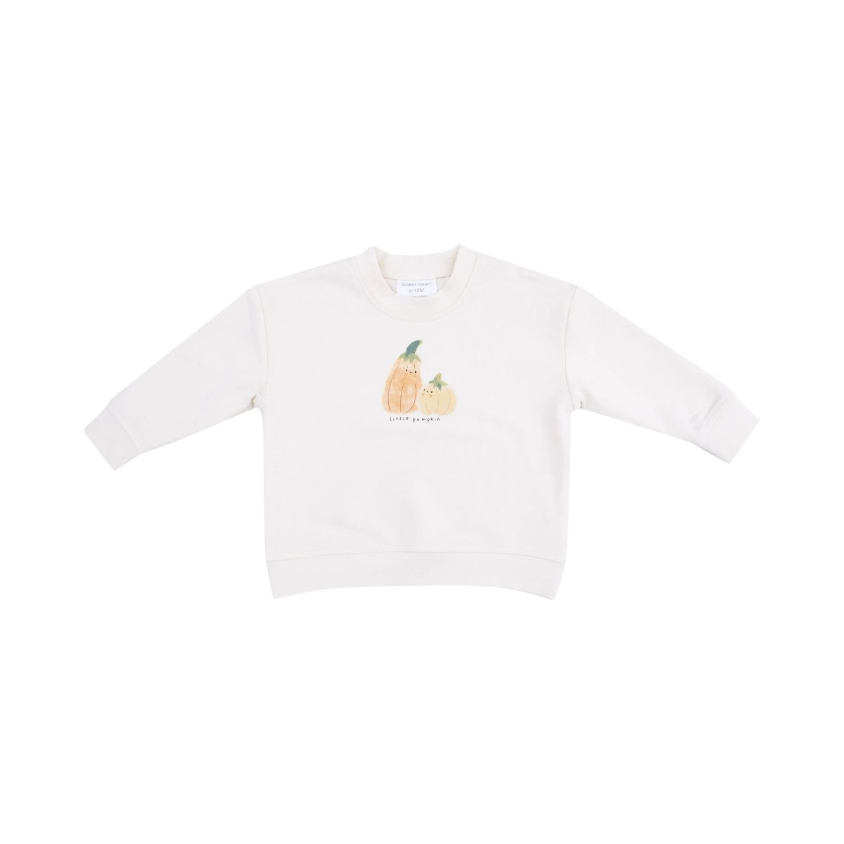 Angel Dear Little Pumpkin Drop Sleeve Sweatshirt for Fall Cozy - Everetts Place Boutique - 