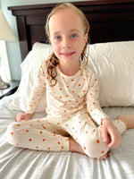Little Joy Co. Little Pumpkin Two Piece Bamboo Pajama Set For Kids Cozy - Everetts Place Boutique - 