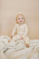 Little Joy Co. Little Pumpkin Two Piece Bamboo Pajama Set For Kids Cozy - Everetts Place Boutique - 