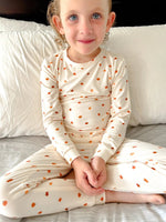 Little Joy Co. Little Pumpkin Two Piece Bamboo Pajama Set For Kids Cozy - Everetts Place Boutique - 