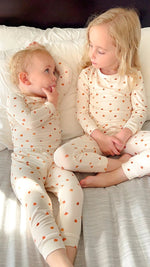 Little Joy Co. Little Pumpkin Two Piece Bamboo Pajama Set For Kids Cozy - Everetts Place Boutique - 