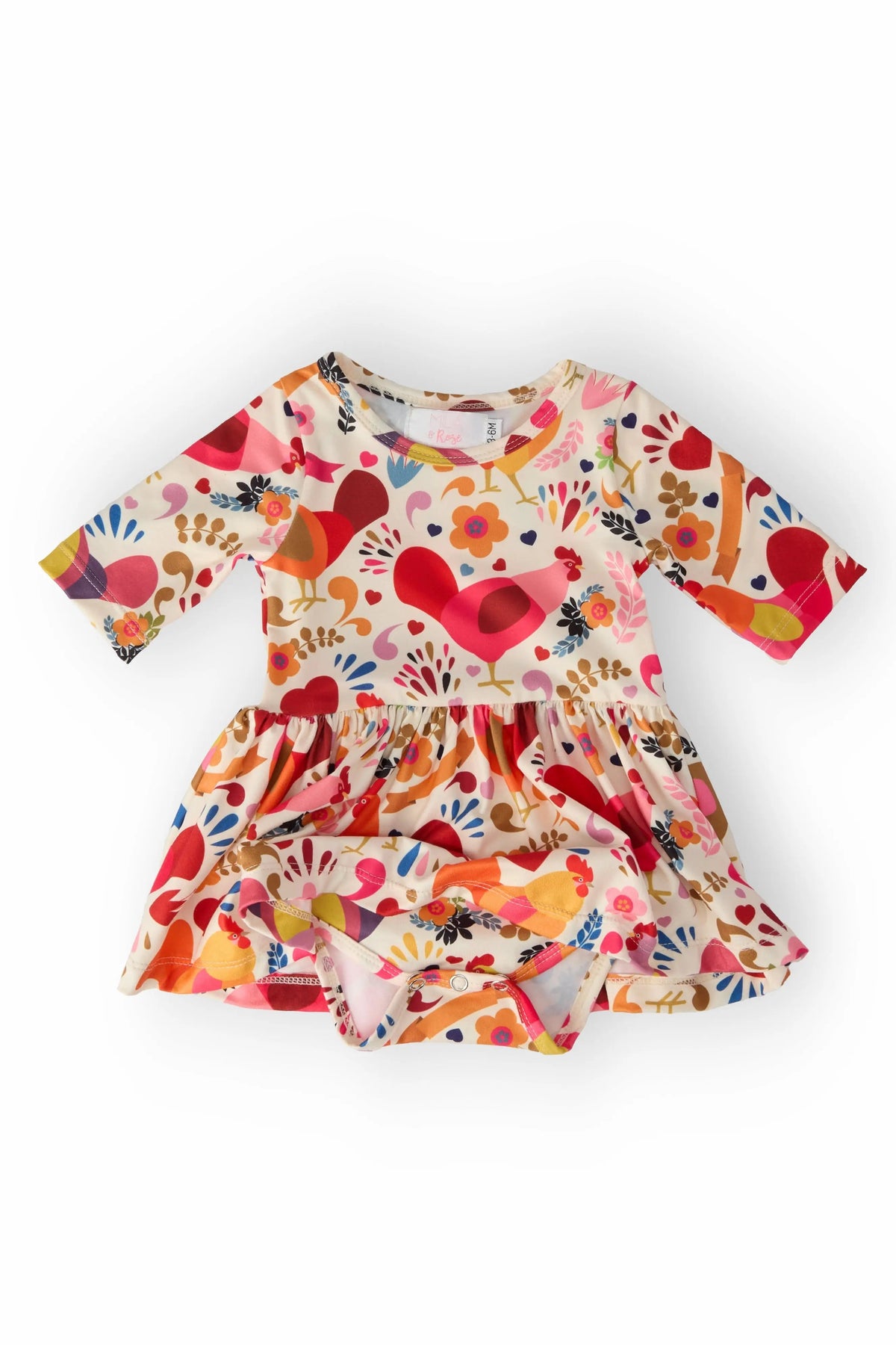 Mila & Rose ® Little Red Hen Twirl Bodysuit - 