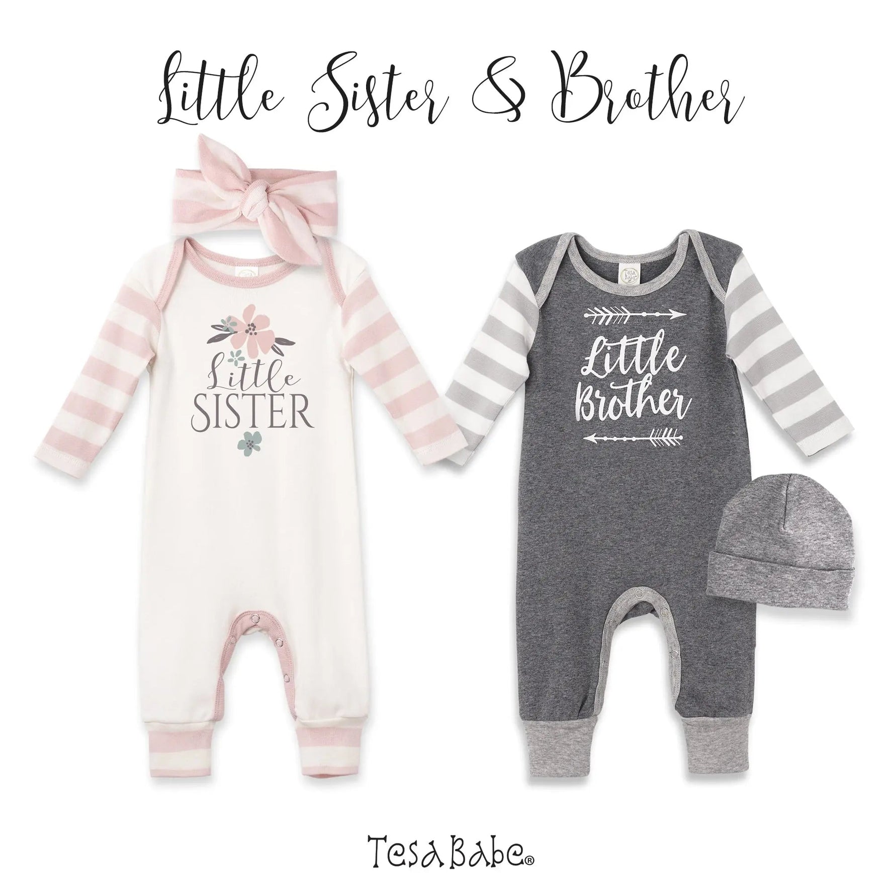 Tesa Babe Little Sister Baby Girl Cotton Romper - 