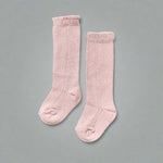 Little Love Bug Co. LLB Eyelet Knee High Socks (2 pairs in each order) - 