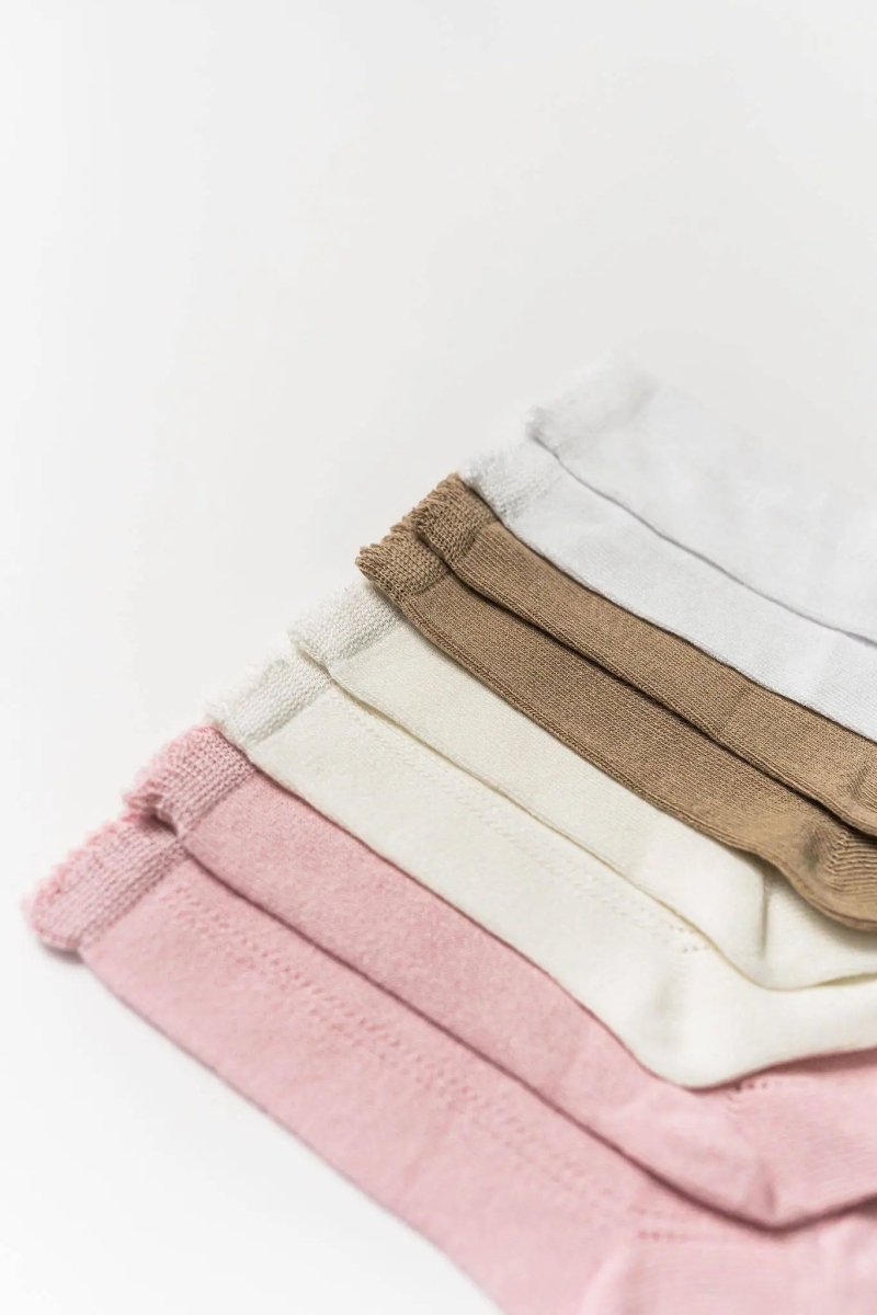 Little Love Bug Co. LLB Eyelet Knee High Socks (2 pairs in each order) - 