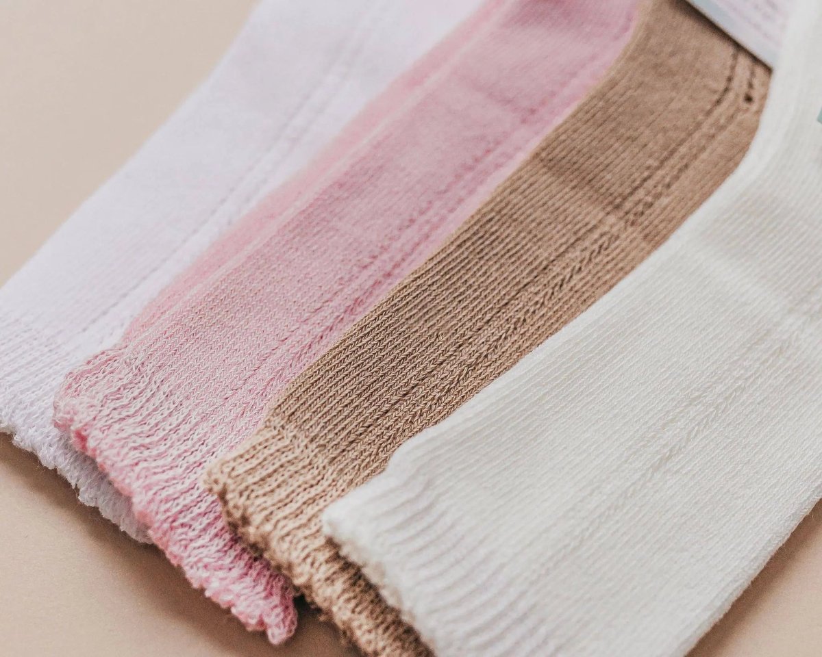 Little Love Bug Co. LLB Eyelet Knee High Socks (2 pairs in each order) - 