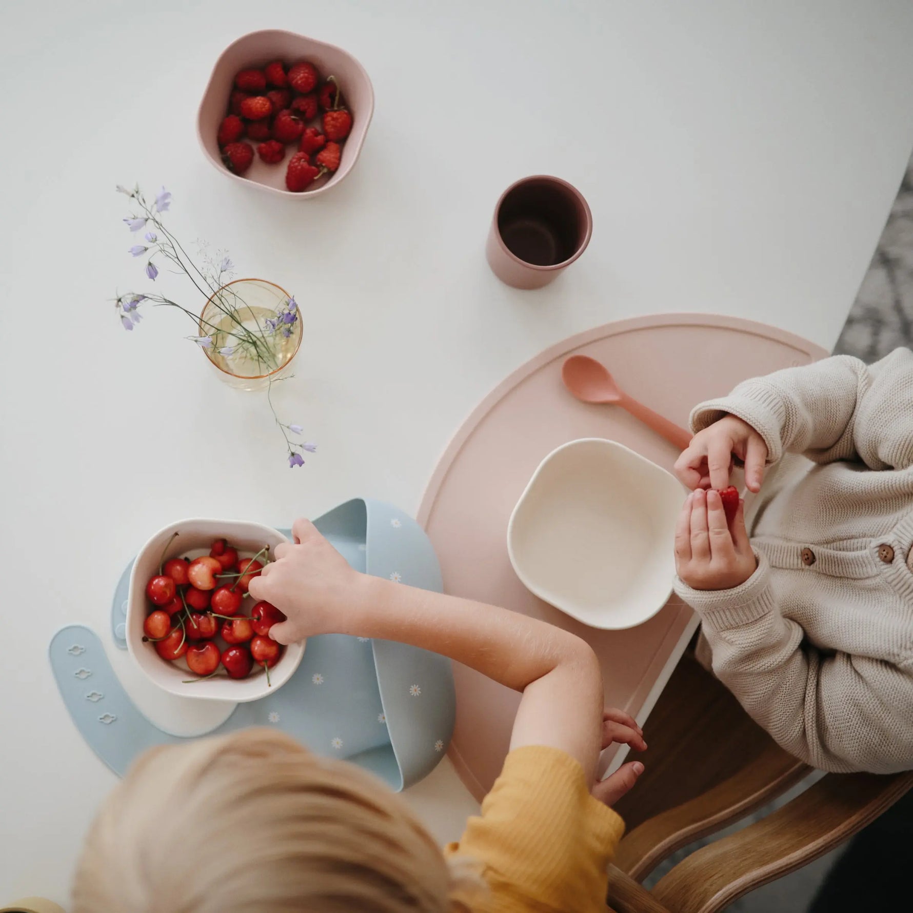 Mushie Silicone Placemat for Kids Durable and Easy to Clean Food Grade Silicone Stylish Design - Home & Garden > Linens & Bedding > Table Linens > Placemats silicone mat