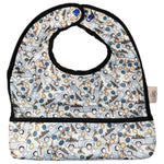 Texas Tushies Loads Of Carrots Flip Bib With Pocket for Easy Clean Baby Feeding - 