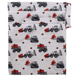 Texas Tushies Loads Of Love Wet Bag with Double Zipper for Cloth Diaper Storage - 