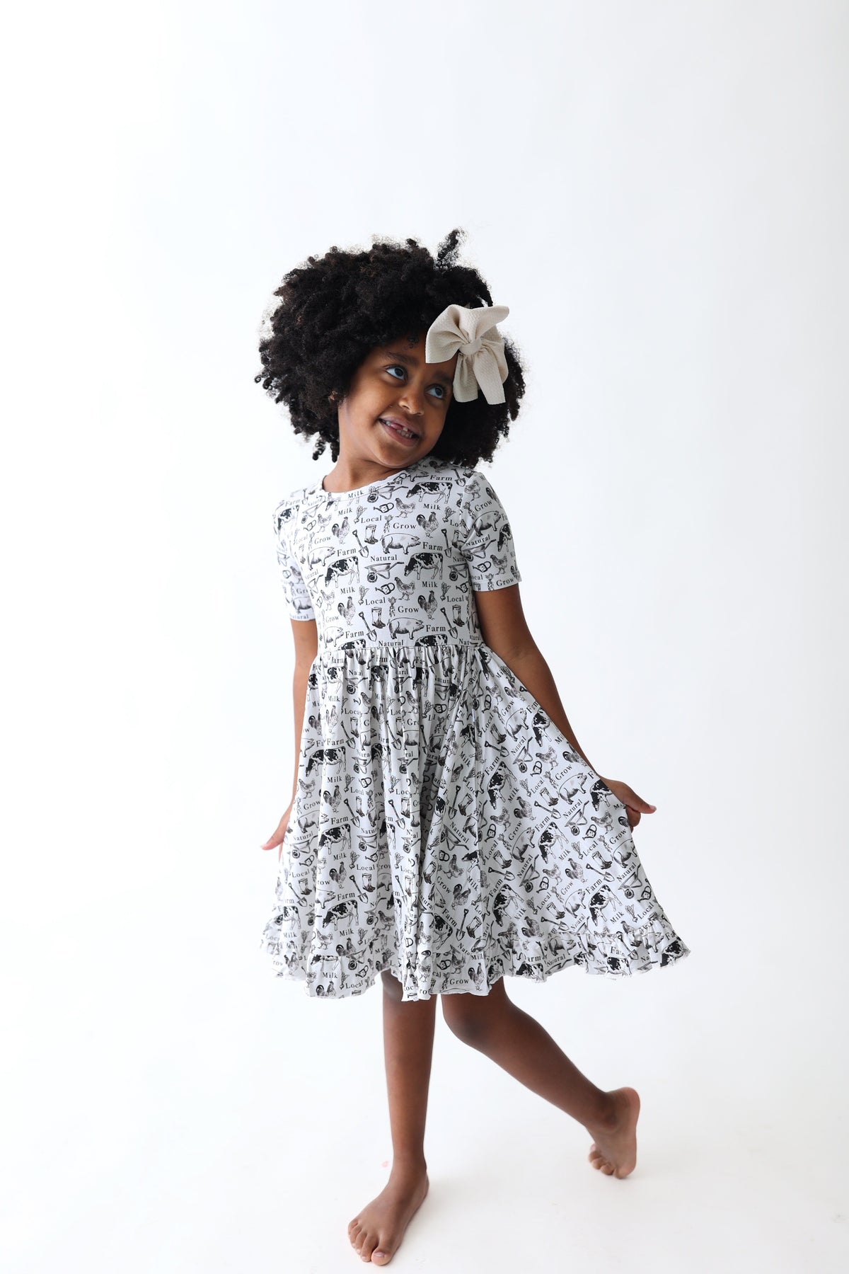 DREAM BIG LITTLE CO LOCALLY GROWN DREAM RUFFLE DRESSEveretts Place